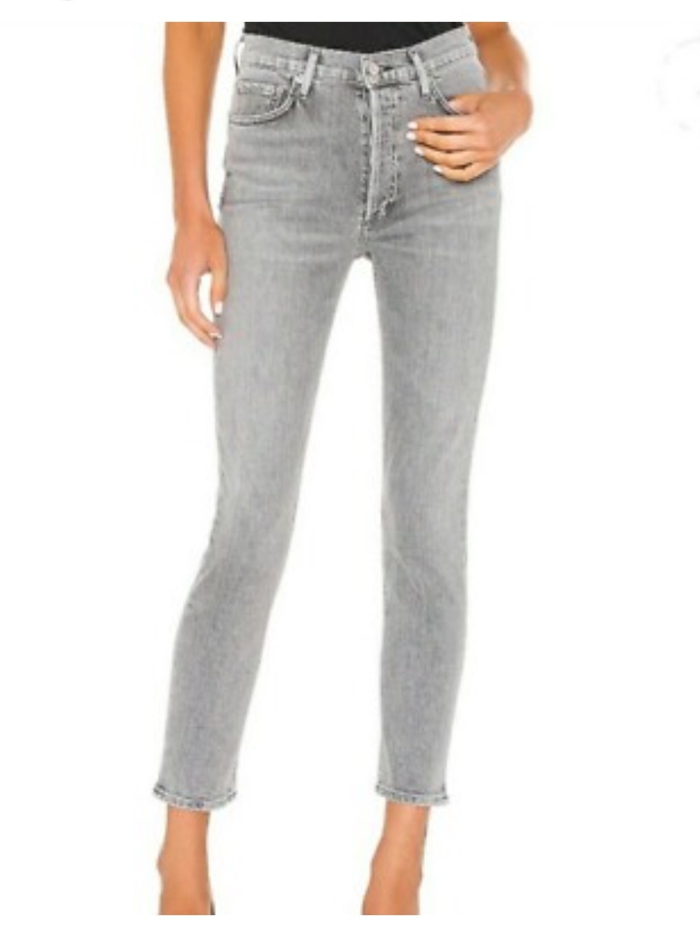 Agolde Nico High Rise Slim Fit Denim Jeans in Chime Color Women’s Size 25